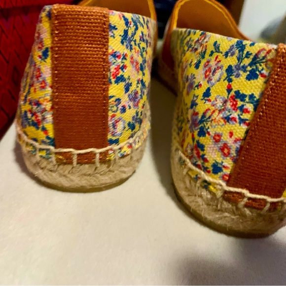 TORY BURCH WESTON FLAT ESPADRILLE FRENCH PAISLEY FLORAL/LIBERTY DITSY SZ US 8.5 - Picture 5 of 6